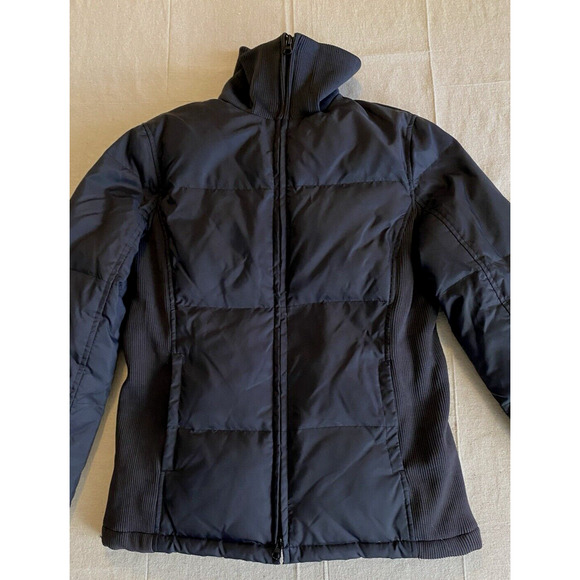 Gap Down Jacket Womens Size XS Extra-Small Black Nylon Puffer Winter Coat - Picture 3 of 11